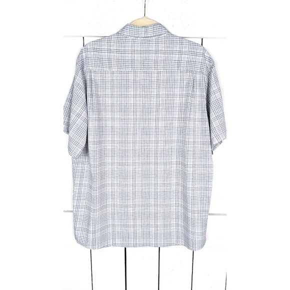Weatherproof Vintage Performance mens checkered plaid short sleeve shirt - Picture 4 of 4